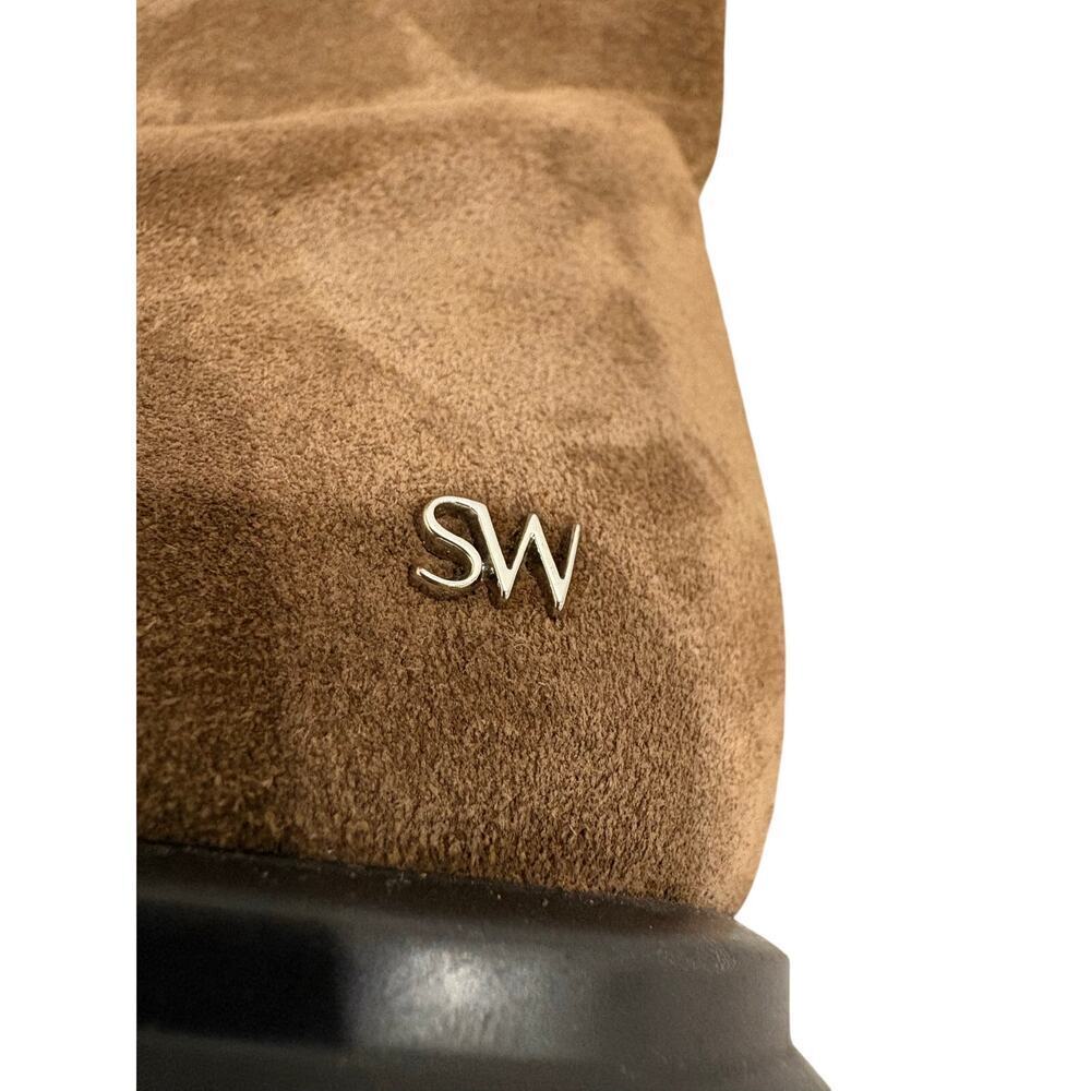 Stuart Weitzman Ultra Lug Suede Knee-High Boot in espresso suede 7 1/2 - Picture 11 of 14